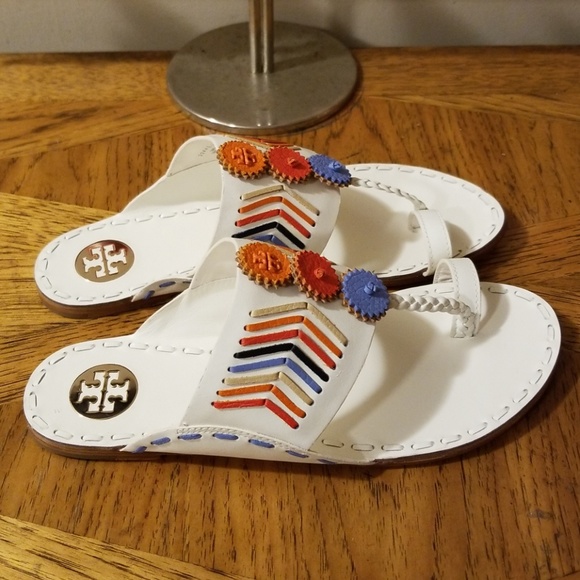 NEW Tory Burch Caylan toe ring sandal. 6.5 - Picture 6 of 11